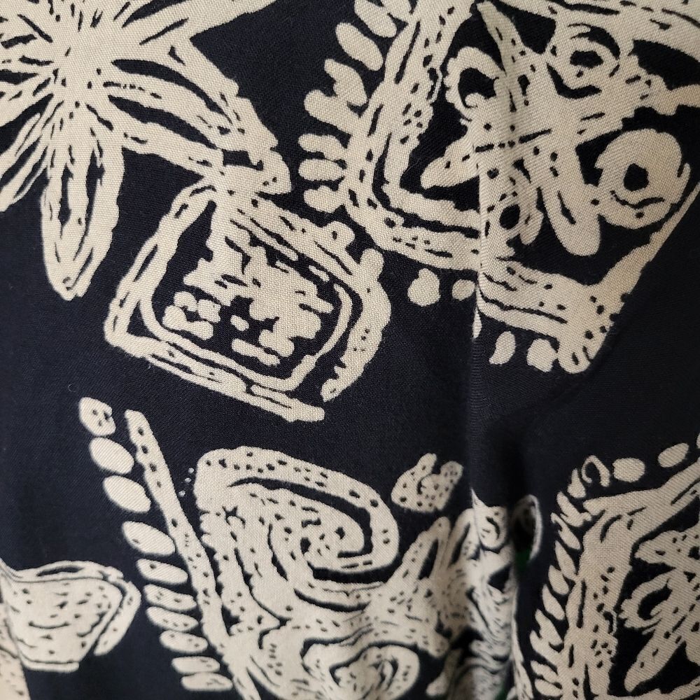 Vintage PASSPORTS OF PIER 1 IMPORTS Wrap Midi Dress - Picture 5 of 10